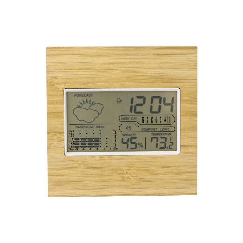 Station Météo en Bambou Lia - Élégance Naturelle