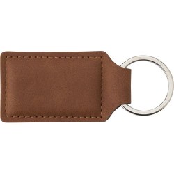 Porte-clés personnalisé en PU - Vivienne Matières : fer Couleurs : brun