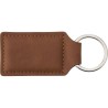 Porte-clés personnalisé en PU - Vivienne Matières : fer Couleurs : brun