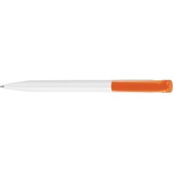Stylo à bille personnalisé en ABS - S45, cadeau d'entreprise Matières : plastique Couleurs : orange accessoire événementiel uniq