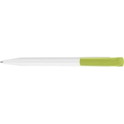 Stylo à bille personnalisé en ABS - S45, cadeau d'entreprise Matières : plastique Couleurs : vert citron goodies entreprise desi