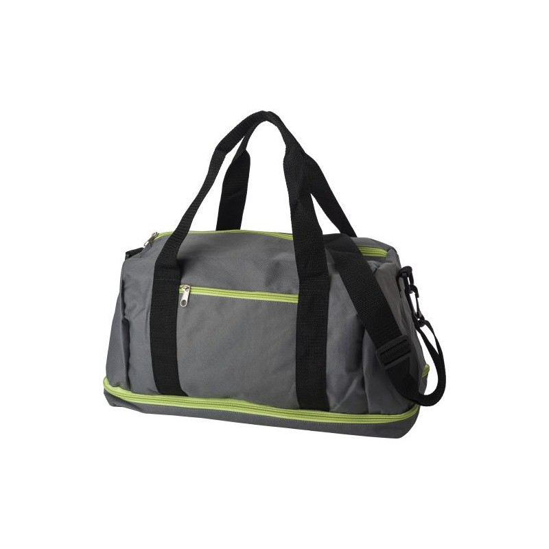 Sac de sport  en polyester - Lemar Matières : nylon Couleurs : rouge objet promotionnel éco-responsable