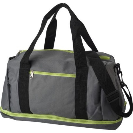 Sac de sport  en polyester - Lemar Matières : nylon Couleurs : rouge objet promotionnel éco-responsable