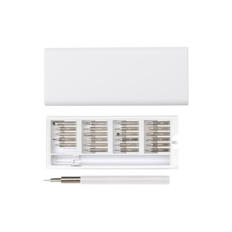 Set de tournevis s en ABS et métal - Arthur Matières : métal Couleurs : blanc personnalisable avec votre logo