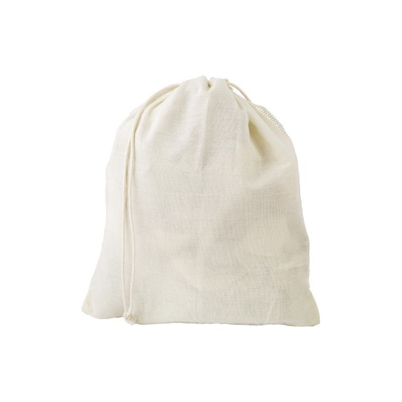 Sac bio en coton  pour fruits - Freddy Matières : coton Couleurs : kaki personnalisable avec votre logo