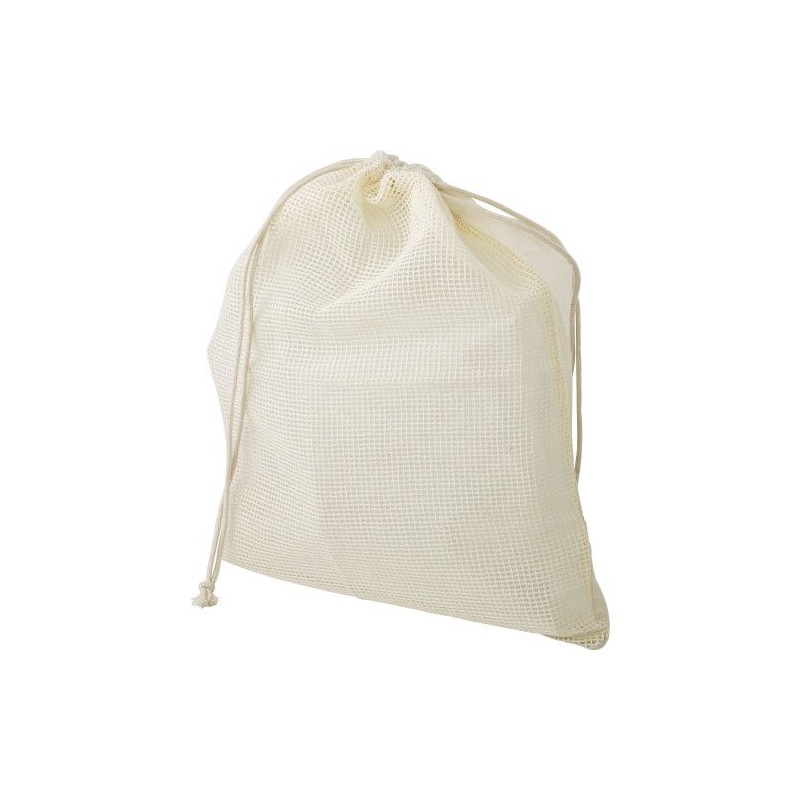 Sac bio en coton  pour fruits - Freddy Matières : coton Couleurs : kaki cadeau entreprise pas cher