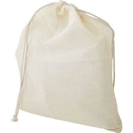 Sac bio en coton  pour fruits - Freddy Matières : coton Couleurs : kaki cadeau entreprise pas cher