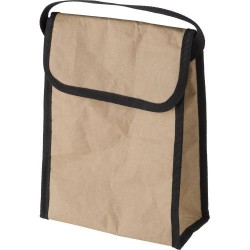 Lunch bag isotherme laminé  Stefan Matières : papier Couleurs : brun cadeau entreprise pas cher