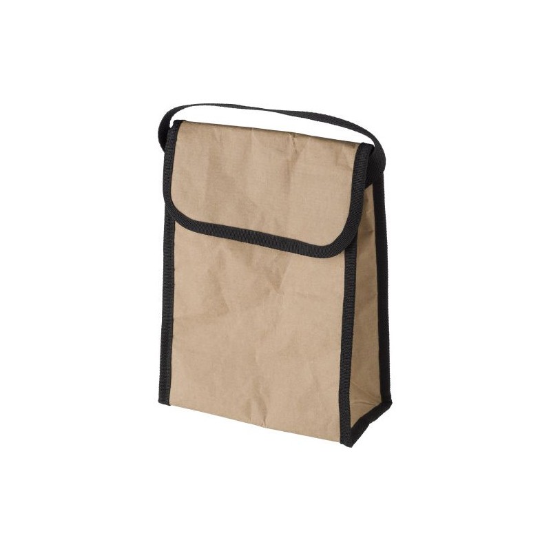 Lunch bag isotherme laminé  Stefan Matières : papier Couleurs : brun cadeau entreprise pas cher