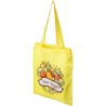 Sac shopping personnalisé en rPET  Anaya Matières : polyester Couleurs : jaune marquage laser ultra précis