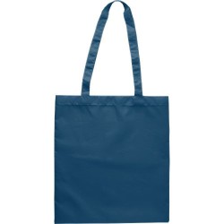 Sac shopping personnalisé en rPET  Anaya Matières : polyester Couleurs : bleu impression haute définition
