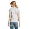 T-Shirt Femme Personnalisé 190g Confort et Style - Imperial Women Matières : coton Taille textile : M Couleurs : blanc chiné imp