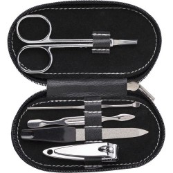 Set de Manucure Personnalisé Éco-responsable Blake - Outils Beauté Matières : acier inoxydable Couleurs : noir