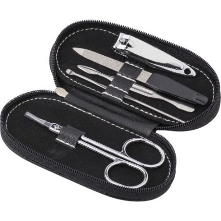 Set de Manucure Personnalisé Éco-responsable Blake - Outils Beauté Matières : acier inoxydable Couleurs : noir cadeau entreprise