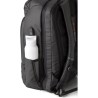 Sac à dos  porte-ordinateur en PU personnalisé USB Rishi Matières : polyester Couleurs : noir livraison express 24h 48h