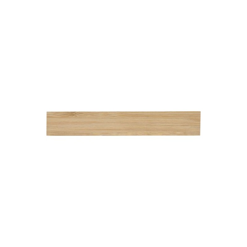Règle en bambou  de 15 cm - Greta Matières : bambou Couleurs : brun personnalisable avec votre logo