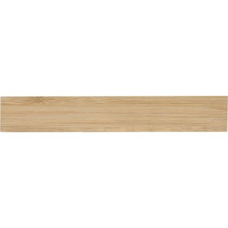 Règle en bambou  de 15 cm - Greta Matières : bambou Couleurs : brun personnalisable avec votre logo