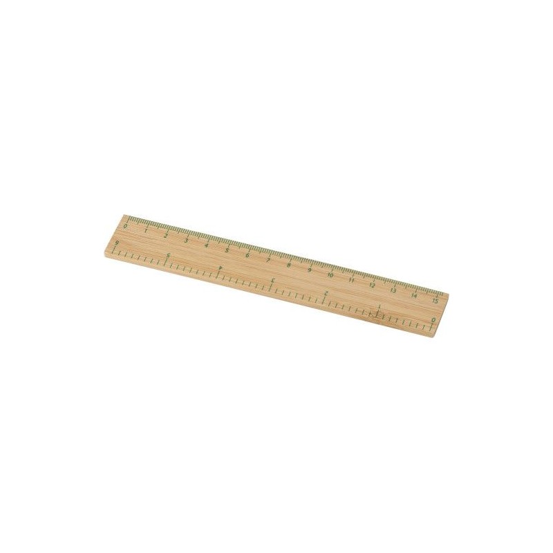 Règle en bambou  de 15 cm - Greta Matières : bambou Couleurs : brun livraison express 24h 48h