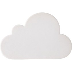 Cadeau Anti-Stress Personnalisé 'nuage' Franco - Détente Assurée Matières : plastique Couleurs : blanc 2