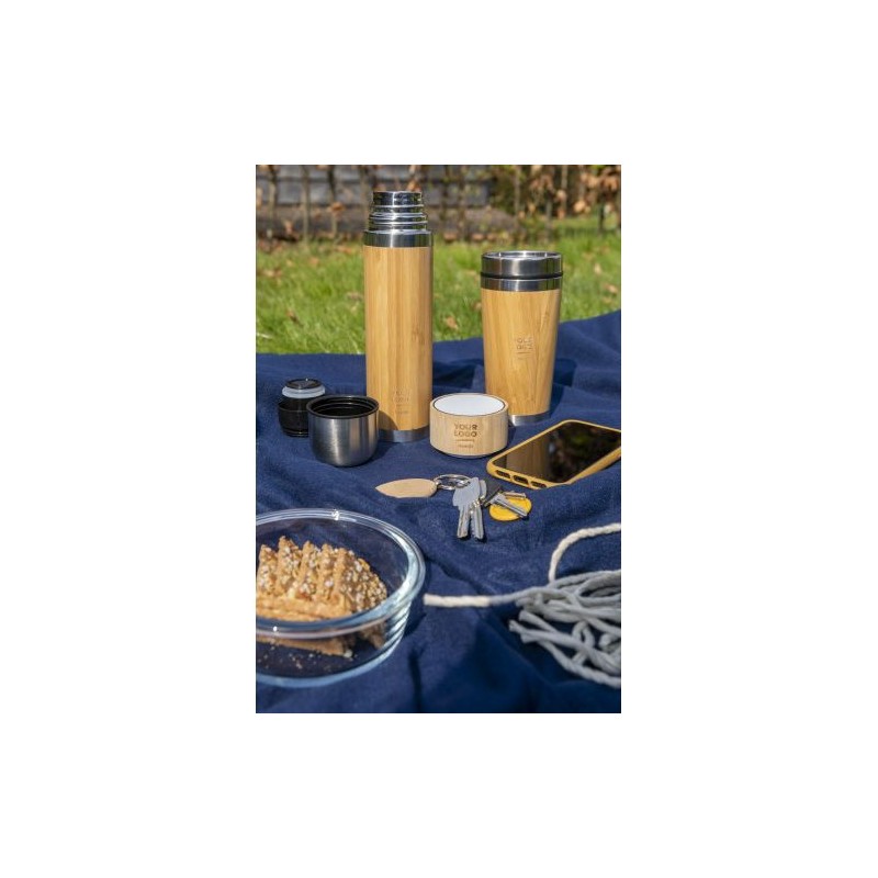 Bouteille isotherme en bambou Yara 420 ml