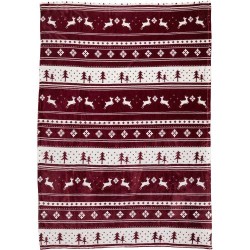 Couverture personnalisée en polyester de 260 g/m² - Michelle Matières : polaire Couleurs : gris 2