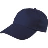 Casquette personnalisée en coton 5 panneaux - Lisa Matières : coton Couleurs : bleu goodies publicitaire événementiel