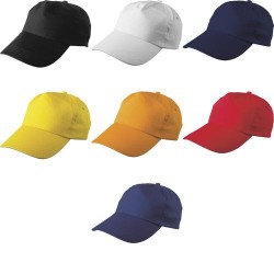 Casquette personnalisée en coton 5 panneaux - Lisa Matières : coton Couleurs : bleu cadeau collaborateur premium