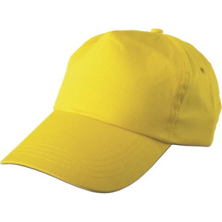 Casquette personnalisée en coton 5 panneaux - Lisa Matières : coton Couleurs : bleu cadeau entreprise pas cher