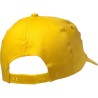 Casquette personnalisée en coton 5 panneaux - Lisa Matières : coton Couleurs : jaune cadeau entreprise pas cher