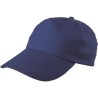Casquette personnalisée en coton 5 panneaux - Lisa Matières : coton Couleurs : bleu cobalt impression haute définition