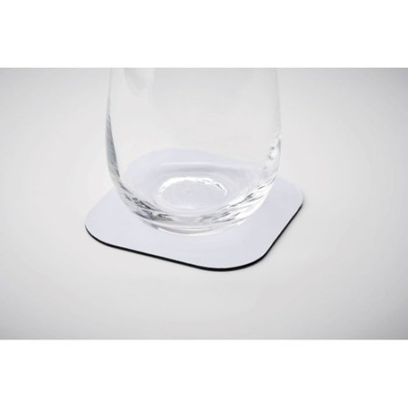 Sous-verre personnalisé  à sublimation LIENZO Matières : caoutchouc Couleurs : blanc impression haute définition