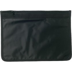 Porte-documents zippé A4 personnalisé idéal pour le bureau - Giuseppe Matières : nylon Couleurs : noir