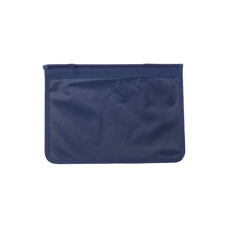 Porte-documents zippé A4 personnalisé idéal pour le bureau - Giuseppe Matières : nylon Couleurs : noir livraison express 24h 48h