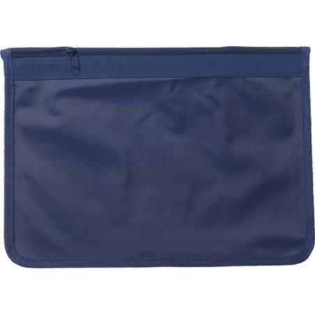 Porte-documents zippé A4 personnalisé idéal pour le bureau - Giuseppe Matières : nylon Couleurs : noir livraison express 24h 48h