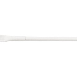 Stylo bille  en carton recyclé personnalisé Madalena Matières : carton Couleurs : blanc personnalisable avec votre logo