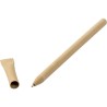 Stylo bille  en carton recyclé personnalisé Madalena Matières : carton Couleurs : blanc objet promotionnel éco-responsable