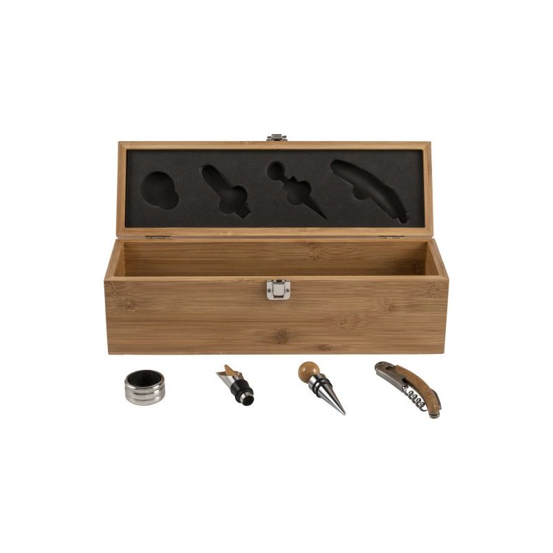 Set à vin en bambou Gareth - Élégance et Écologie