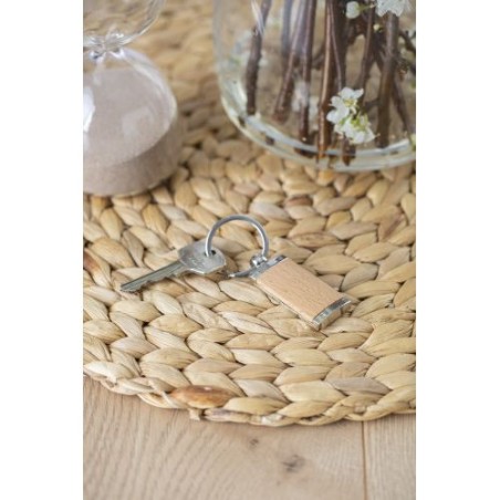 Porte-clés en bois et métal Jennie