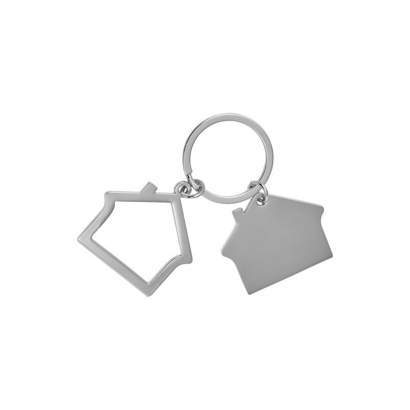 Porte-clés personnalisés en métal - Amaro Matières : alliage Couleurs : argenté personnalisable avec votre logo