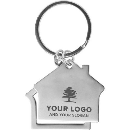 Porte-clés en métal Amaro - Élégance et Praticité