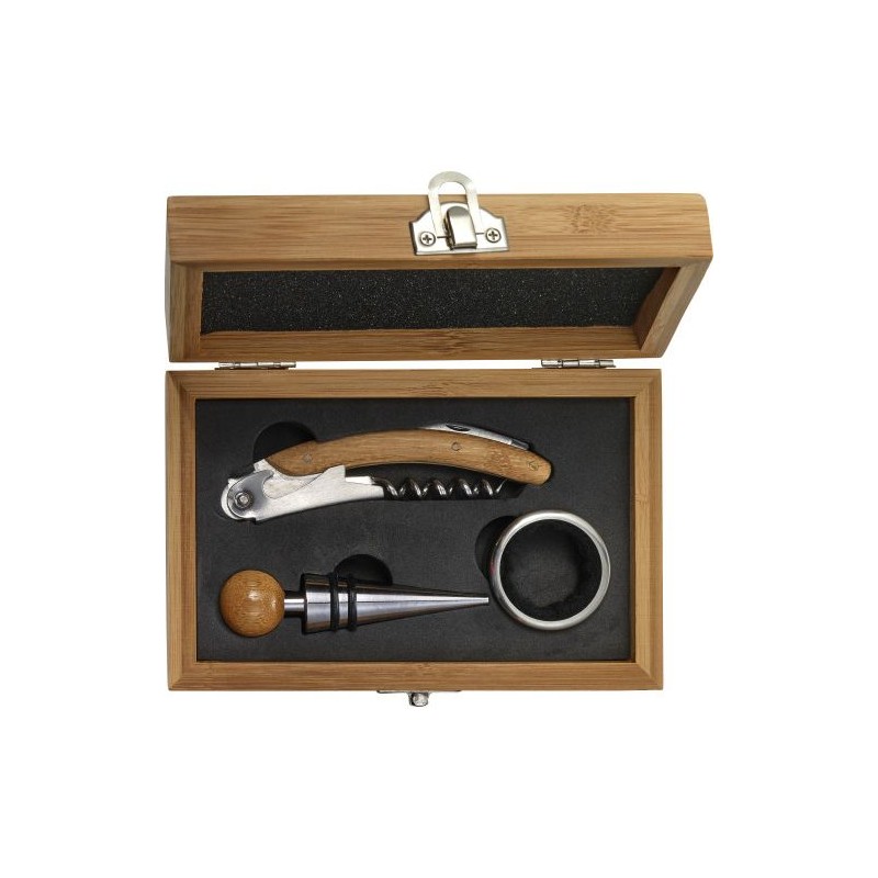 Set à vin en bambou Leonie - Élégance et Écologie