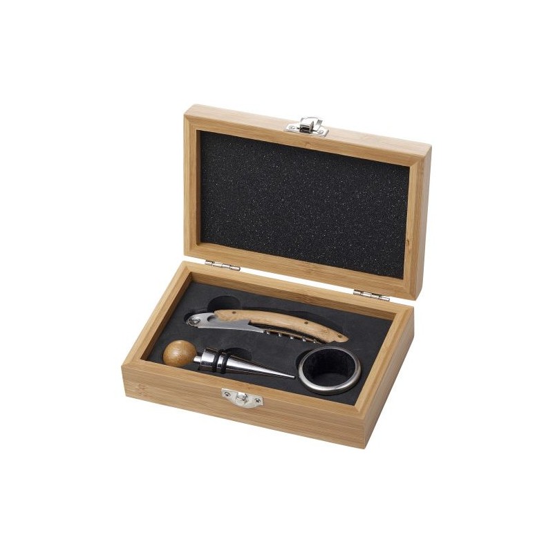 Set à vin en bambou Leonie - Élégance et Écologie