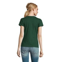 T-Shirt Femme Personnalisé 190g Confort et Style - Imperial Women Matières : coton Taille textile : XXL Couleurs : vert bouteill