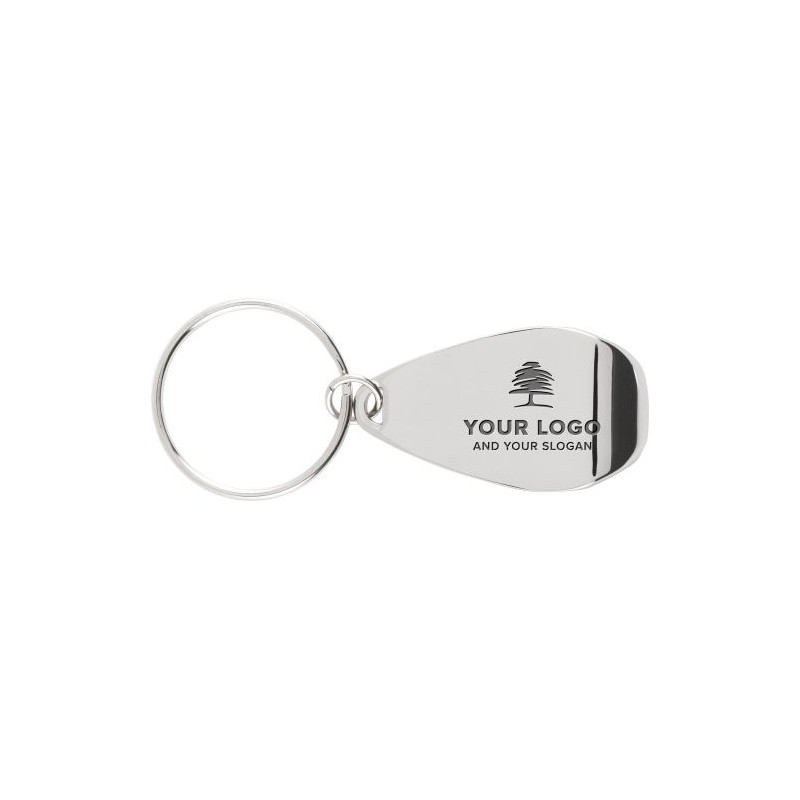 Porte-clés Décapsuleur Pratique et Personnalisé - Alma Matières : fer Couleurs : argenté personnalisable avec votre logo