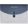 Pochette  personnalisée A4 en PP - Louise Matières : plastique Couleurs : noir livraison express 24h 48h
