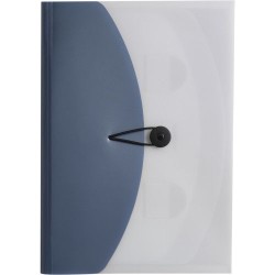 Pochette  personnalisée A4 en PP - Louise Matières : plastique Couleurs : bleu clair personnalisable avec votre logo
