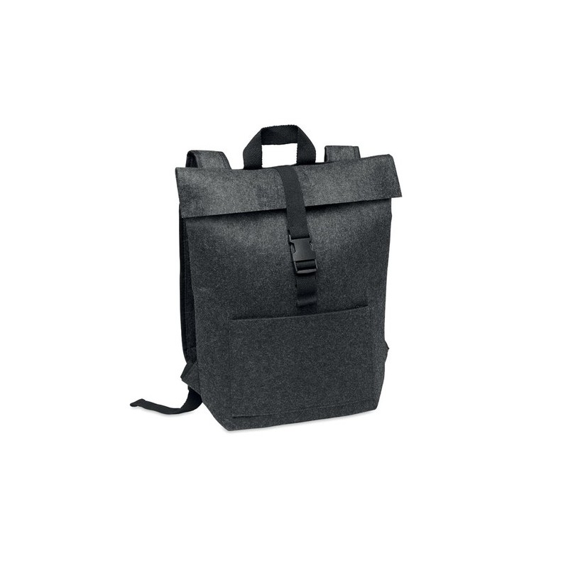 Sac à dos  en feutre RPET personnalisé INDICO PACK Matières : PET recyclé Couleurs : pierre