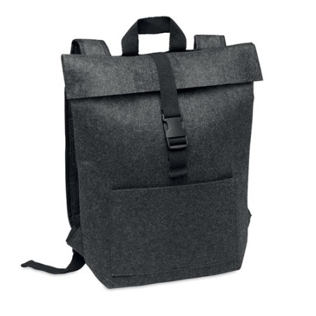 Sac à dos  en feutre RPET personnalisé INDICO PACK Matières : PET recyclé Couleurs : pierre