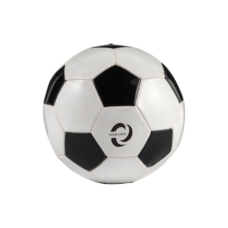 Ballon de football personnalisé publicitaire - Ariz Matières : caoutchouc Couleurs : blanc cadeau entreprise pas cher