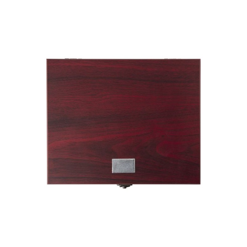 Coffret à vin personnalisable de 9 pièces - Emil Matières : métal Couleurs : brun